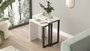 Hanah Home Mesas nido On7-W Blancas